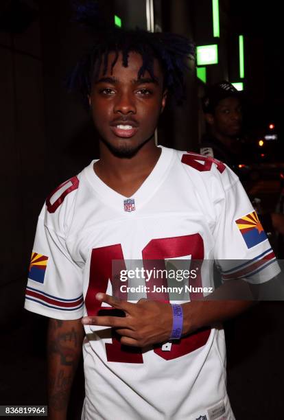 Recording artist Lougotcash attends Gramercy Theatre on August 21, 2017 in New York City.