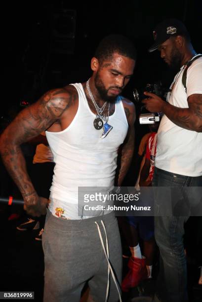 Dave East performs at Gramercy Theatre on August 21, 2017 in New York City.