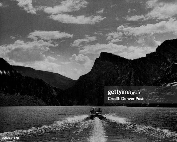 Flaming Gorge Reservoir Water Turns Flaming Gorge into Recreation Paradise New reservoir in Utah and Wyoming is now 74 miles long, boasts spectacular...