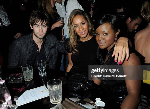 Chace Crawford, Leona Lewis and Keisha Buchanan attend the Pirate Provocateur Extravaganza launch party for the new Agent Provocateur Winter...