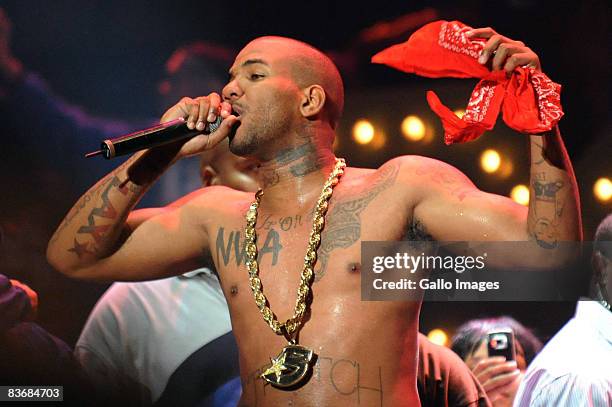 The Game Rapper Tour 17 The Game Performs During Road To Mama Concert Tour Stock Photos ...