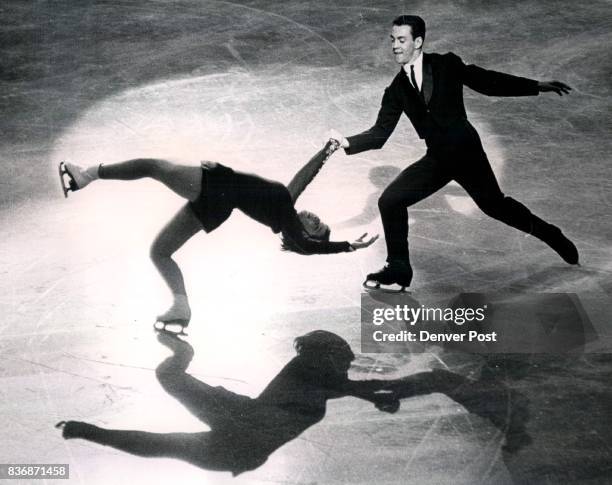 Ronald And Vivian Joseph Perform The "Death Spiral' Friday Night Final performances of the U.N. Ice Carnival are 2 and 8 p.m. Saturday at DU Arena....