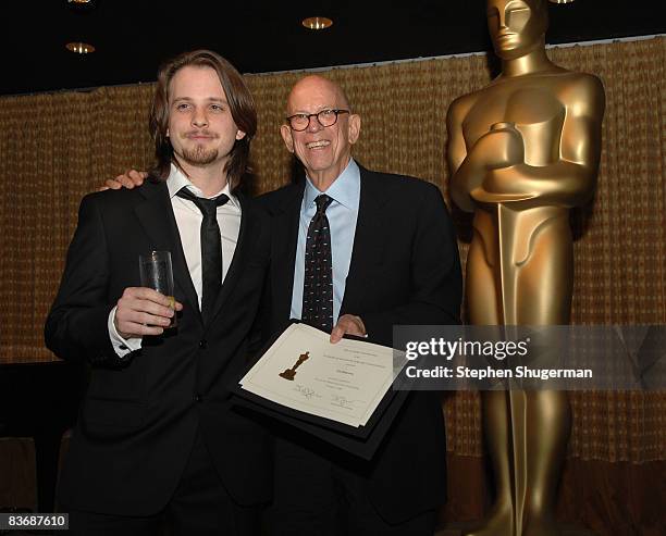 Nicholl Fellow Lee Patterson and producer Robert Shapiro attend the Academy of Motion Picture Arts and Sciences' 23rd Annual Don & Gee Nicholl...