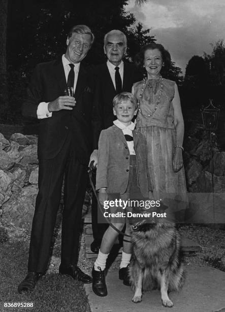 Leading man George Gaynes, left, his son, Matthew Credit: Denver Post