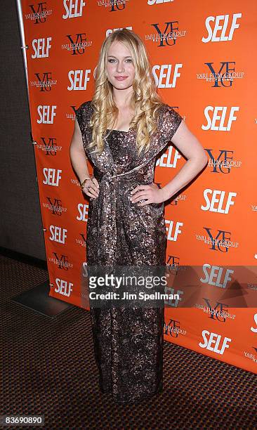 Actress Leven Rambin attends the New York screening of "Nothing But The Truth" at Cinema 2 on November 13, 2008 in New York City.