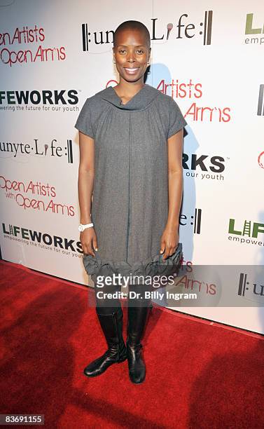 Producer Sidra Smith attends Open Artists with Open Arms at The Highlands on November 11, 2008 in Los Angeles, California.