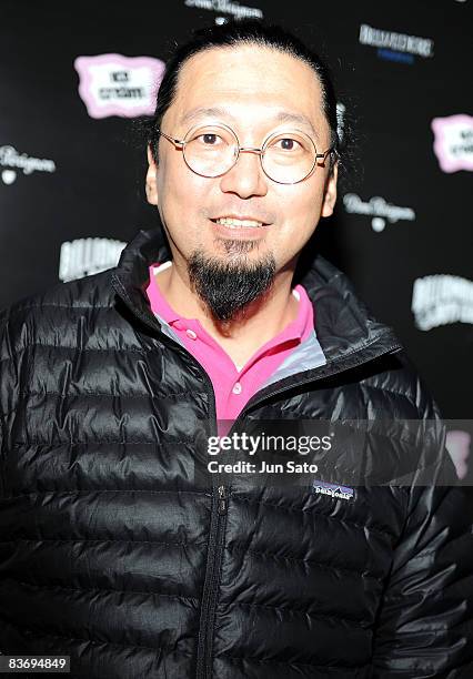 Designer Takashi Murakami attends The Ice Cream Store 3rd Anniversary Party at Le Baron on November 14, 2008 in Tokyo, Japan.