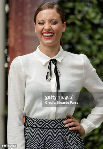 Actress Michelle Jenner attends the 'Tadeo Jones 2. El secreto del Rey Midas' photocall at the Ritz hotel on August 22, 2017 in Madrid, Spain.