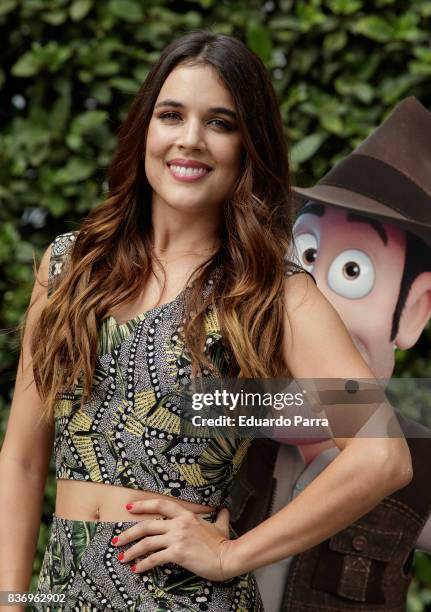 Actress Adriana Ugarte attends the 'Tadeo Jones 2. El secreto del Rey Midas' photocall at the Ritz hotel on August 22, 2017 in Madrid, Spain.