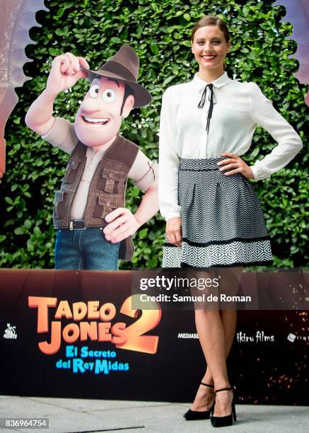 Michelle Jenner during 'Tadeo Jones 2. El Secreto Del Rey Midas' Madrid Photocall on August 22, 2017 in Madrid, Spain.