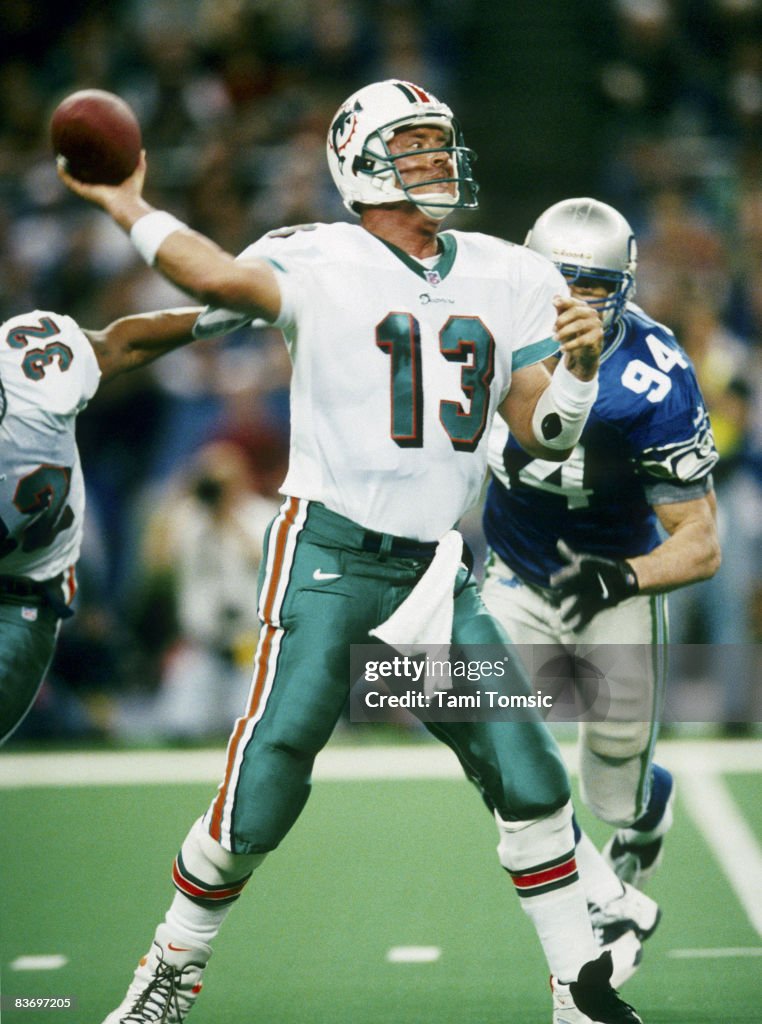 1999 AFC Wild Card Playoff Game - Miami Dolphins vs Seattle Seahawks - January 9, 2000
