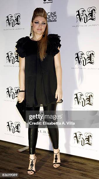 Designer Valentina De Laurentiis attends her Spring / Summer 2009 new collection on November 14, 2008 in Rome, Italy.