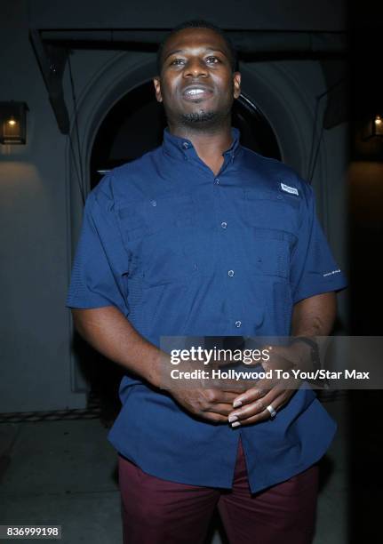 LaDainian Tomlinson is seen on August 21, 2017 in Los Angeles, CA.