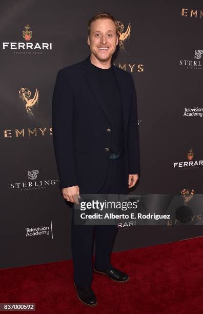 Actor Alan Tudyk attends the Television Academy's Performers Peer Group Celebration at The Montage Beverly Hills on August 21, 2017 in Beverly Hills,...