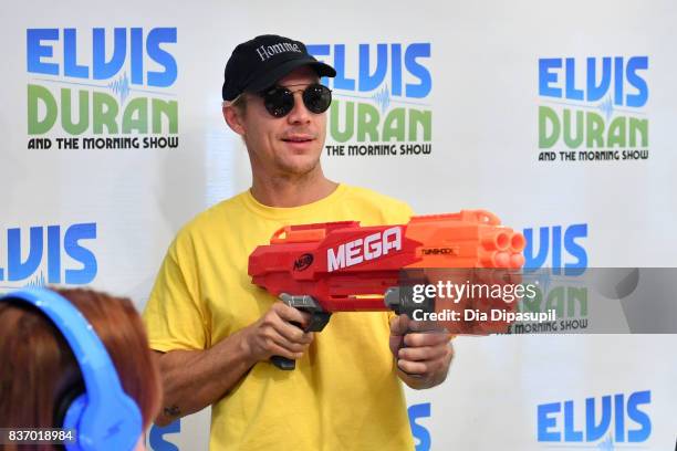 Diplo visits "The Elvis Duran Z100 Morning Show" at Z100 Studio on August 22, 2017 in New York City.