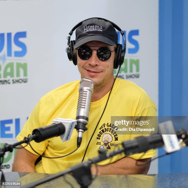 Diplo visits "The Elvis Duran Z100 Morning Show" at Z100 Studio on August 22, 2017 in New York City.