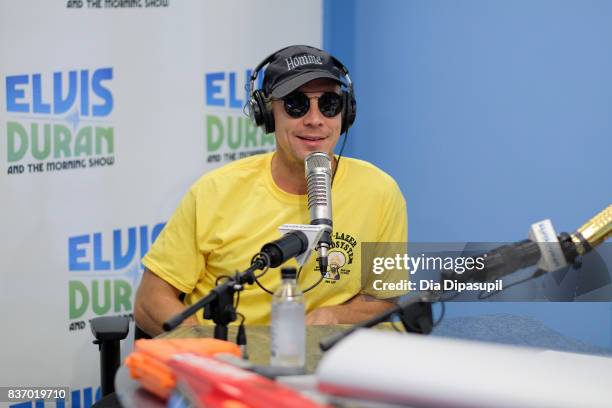 Diplo visits "The Elvis Duran Z100 Morning Show" at Z100 Studio on August 22, 2017 in New York City.