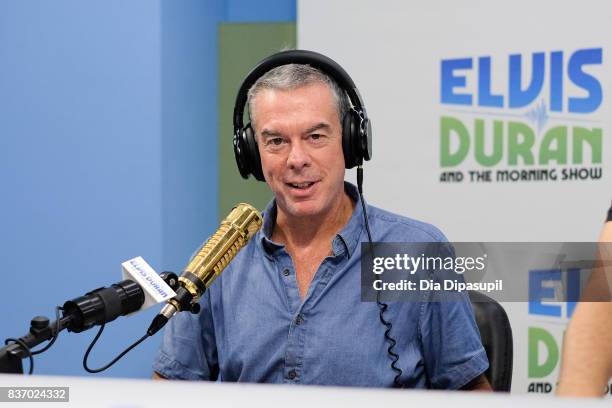 Elvis Duran hosts "The Elvis Duran Z100 Morning Show" at Z100 Studio on August 22, 2017 in New York City.