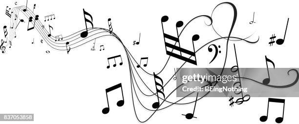 music note - opera stock illustrations