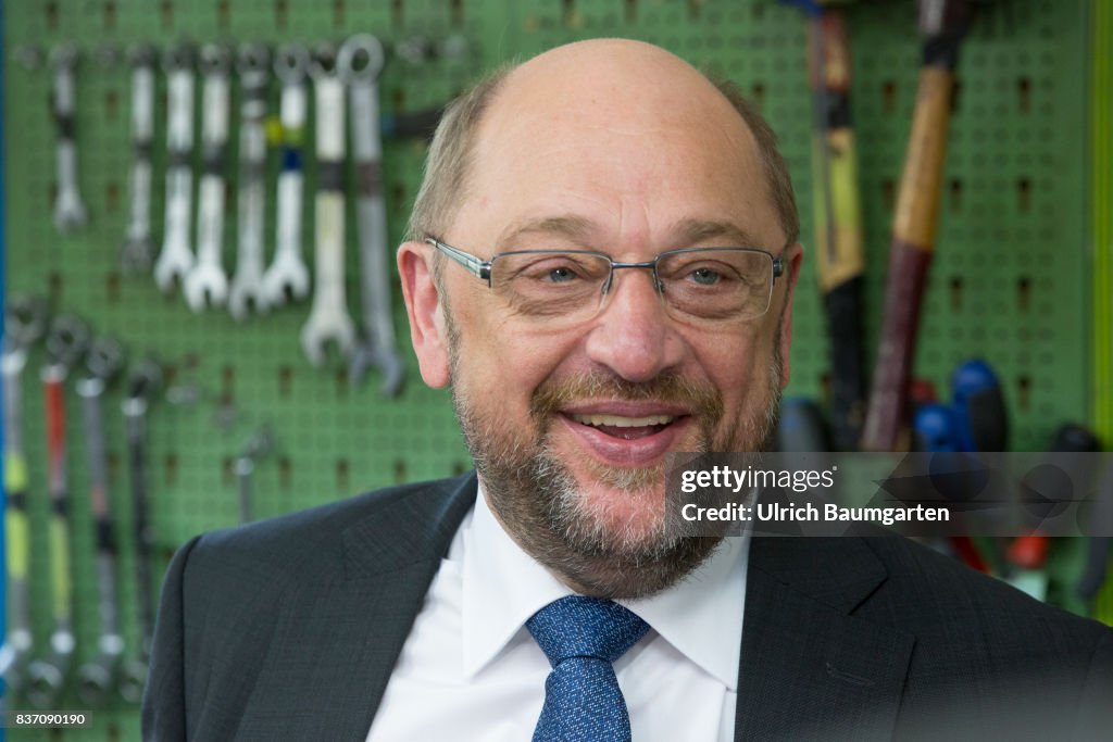 Election campaign Martn Schulz (SPD) for the 2017 Bundestag election.