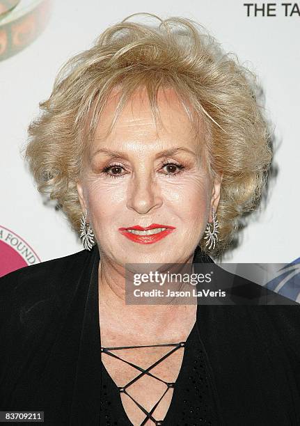 Actress Doris Roberts attends the IMF 2nd annual comedy celebration at the Wilshire Ebell Theatre on November 15, 2008 in Los Angeles, California.