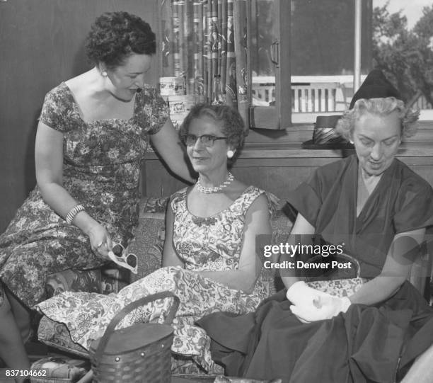 Mrs. Palmer Hoyt, Mrs. Ben. Cherington, Mrs. James Buggs Credit: Denver Post