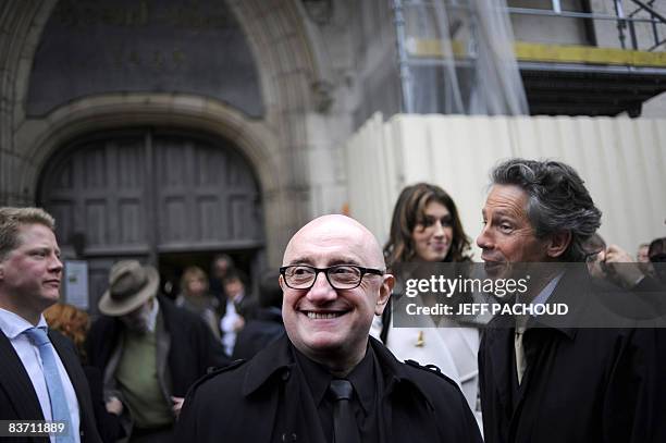 French actor Michel Blanc smiles prior to attending the Hospices de Beaune charity auction wine sale, on November 16, 2008 in Beaune, central France....