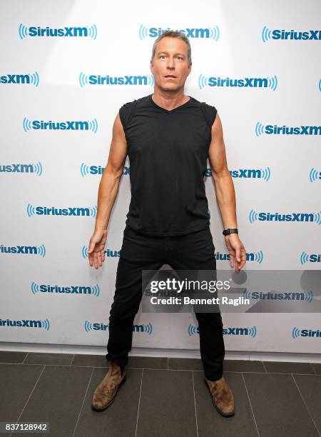 Actor John Corbett visits SiriusXM at SiriusXM Studios on August 22, 2017 in New York City.