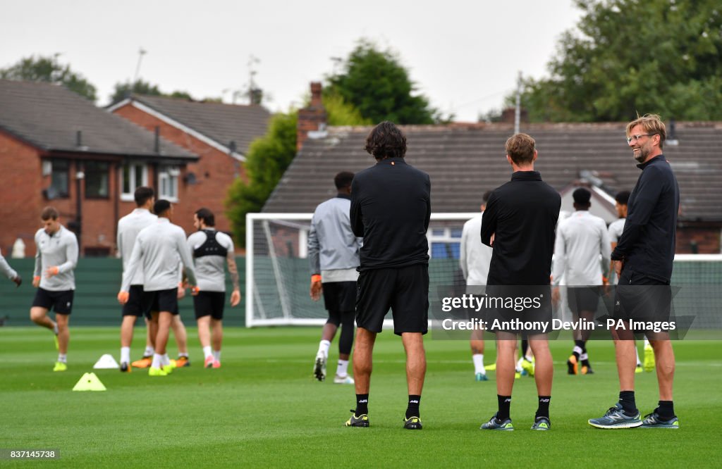 Liverpool Training Session - Melwood Training Ground