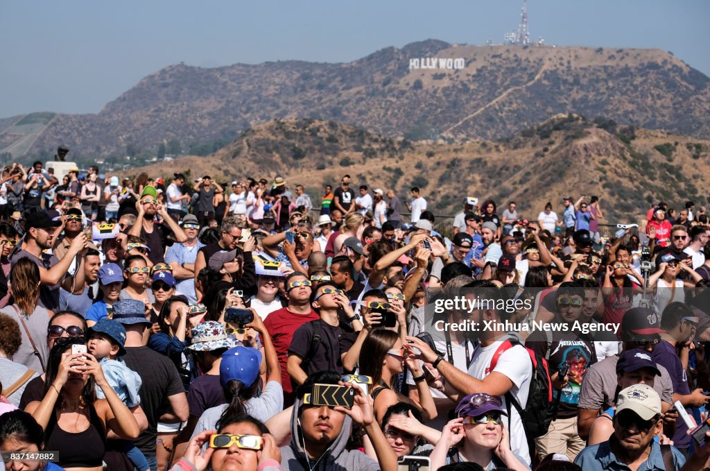 U.S.-LOS ANGELES-SOLAR ECLIPSE