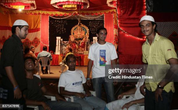 Hindu Muslim Unity Religion National Integration: Swapnil Savardekar, a Hindu, Standing in centre ) fasts every Ramadan for his Muslim friend who...