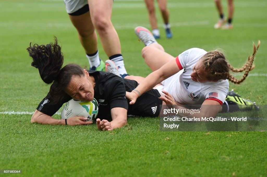 New Zealand v USA - Women's Rugby World Cup 2017 Semi Final
