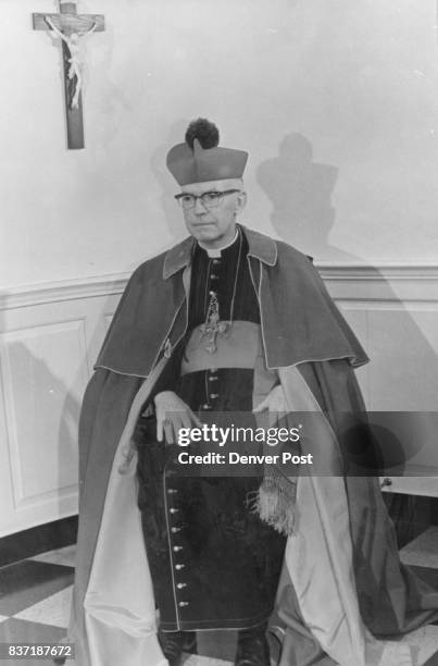 Archbishop-designate Casey wears formal regalia for official picture. A man who gains stature from his humility, he refers to formal attire as...