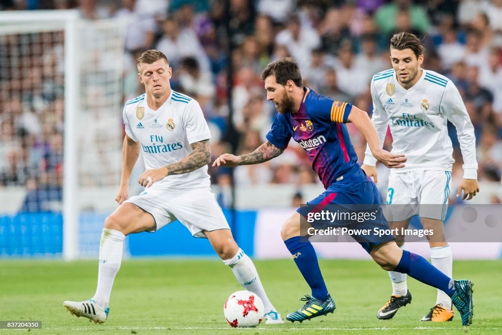 Supercopa de Espana Final 2nd Leg match - Real Madrid vs FC Barcelona