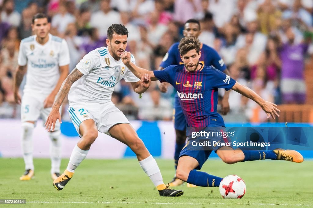 Supercopa de Espana Final 2nd Leg match - Real Madrid vs FC Barcelona