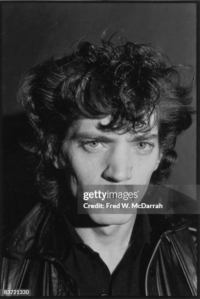 Portrait of American artist and photographer Robert Mapplethorpe in his studio , New York, New York, December 22, 1979.