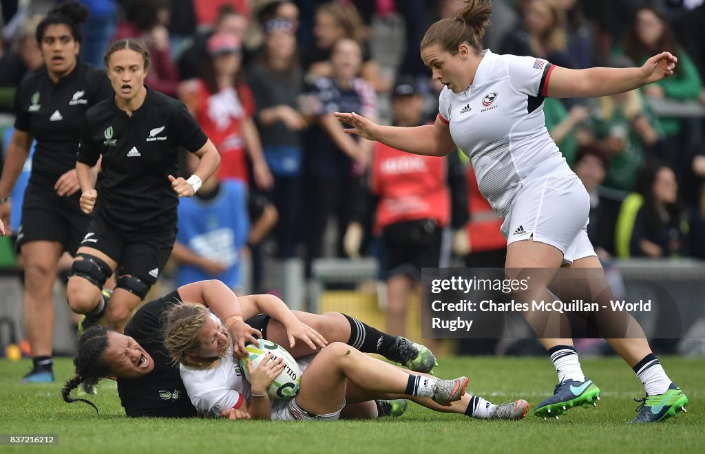 New Zealand v USA - Women's Rugby World Cup 2017 Semi Final