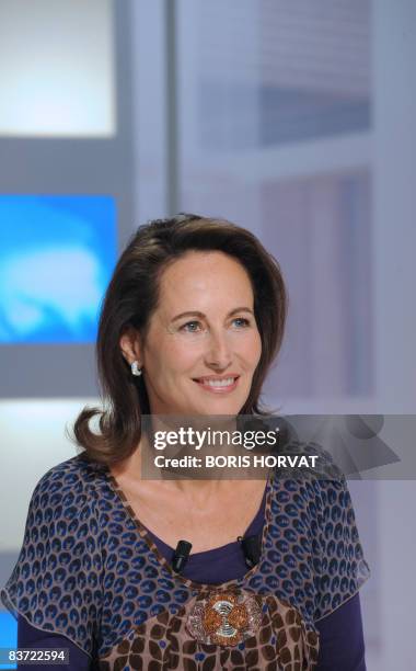 French former Socialist presidential candidate, President of Charente-Poitou regional council Segolene Royal, and one of the three Socialist Party...