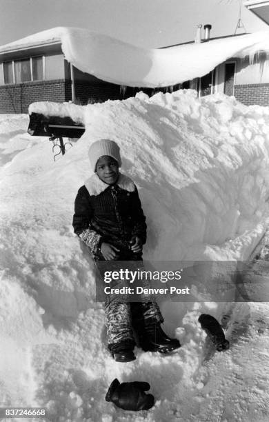 Bennie Williams had plenty of snow to play with at 12945 47th, a Montbello home that was buried in snow and still has close to two feet of packed...