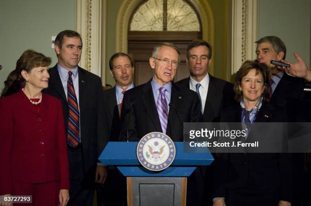 Nov. 17: Senators-elect Jeanne Shaheen, D-N.H., Jeff Merkley, D-Ore., Tom Udall, D-N.M., Mark Warner, D-Va., Kay Hagan, D-N.C., and Mark Udall,...