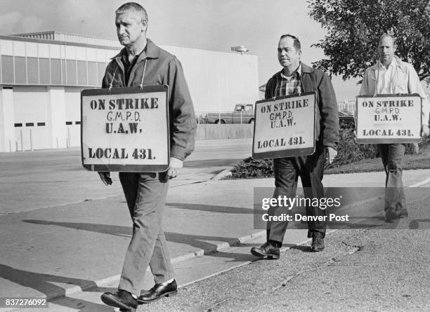 Denver Employes of General Motors Parts depot Join Nationwide Strike The 120 employes at GM's master parts depot, 4355 Kearney St., manned picket...