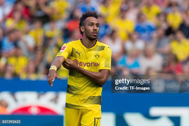 Pierre-Emerick Aubameyang of Dortmund looks on during the preseason friendly match between VfL Bochum and Borussia Dortmund at Vonovia Ruhrstadion on...