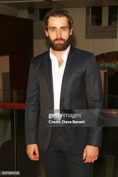 Cast member Christian Cooke attends the press night after party of "Knives In Hens" at The Hospital Club on August 22, 2017 in London, England.