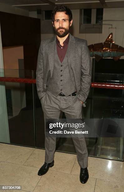 Cast member Matt Ryan attends the press night after party of "Knives In Hens" at The Hospital Club on August 22, 2017 in London, England.