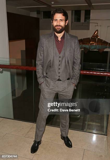 Cast member Matt Ryan attends the press night after party of "Knives In Hens" at The Hospital Club on August 22, 2017 in London, England.