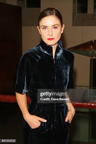 Cast member Judith Roddy attends the press night after party of "Knives In Hens" at The Hospital Club on August 22, 2017 in London, England.