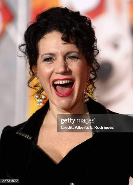 Actress Susie Essman arrives at the premiere of Walt Disney Animation Studios' "Bolt" held at the El Capitan Theatre on November 17, 2008 in...