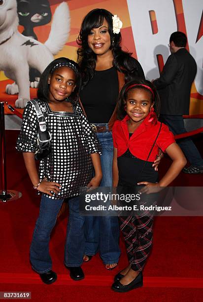 Actress Niecy Nash and daughters arrive at the premiere of Walt Disney Animation Studios' "Bolt" held at the El Capitan Theatre on November 17, 2008...