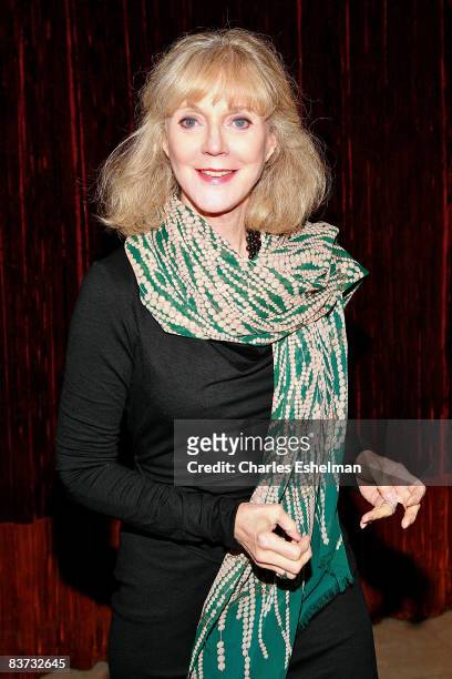 Actress Blyth Danner attends the 2008 Williamstown Theatre Festival gala honoring Lewis Black at Cipriani 23rd Street on November 17, 2008 in New...