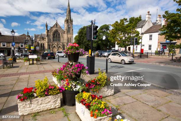 barnard castle, county durham, uk. - edward-lambton-7th-earl-of-durham stockfoto's en -beelden